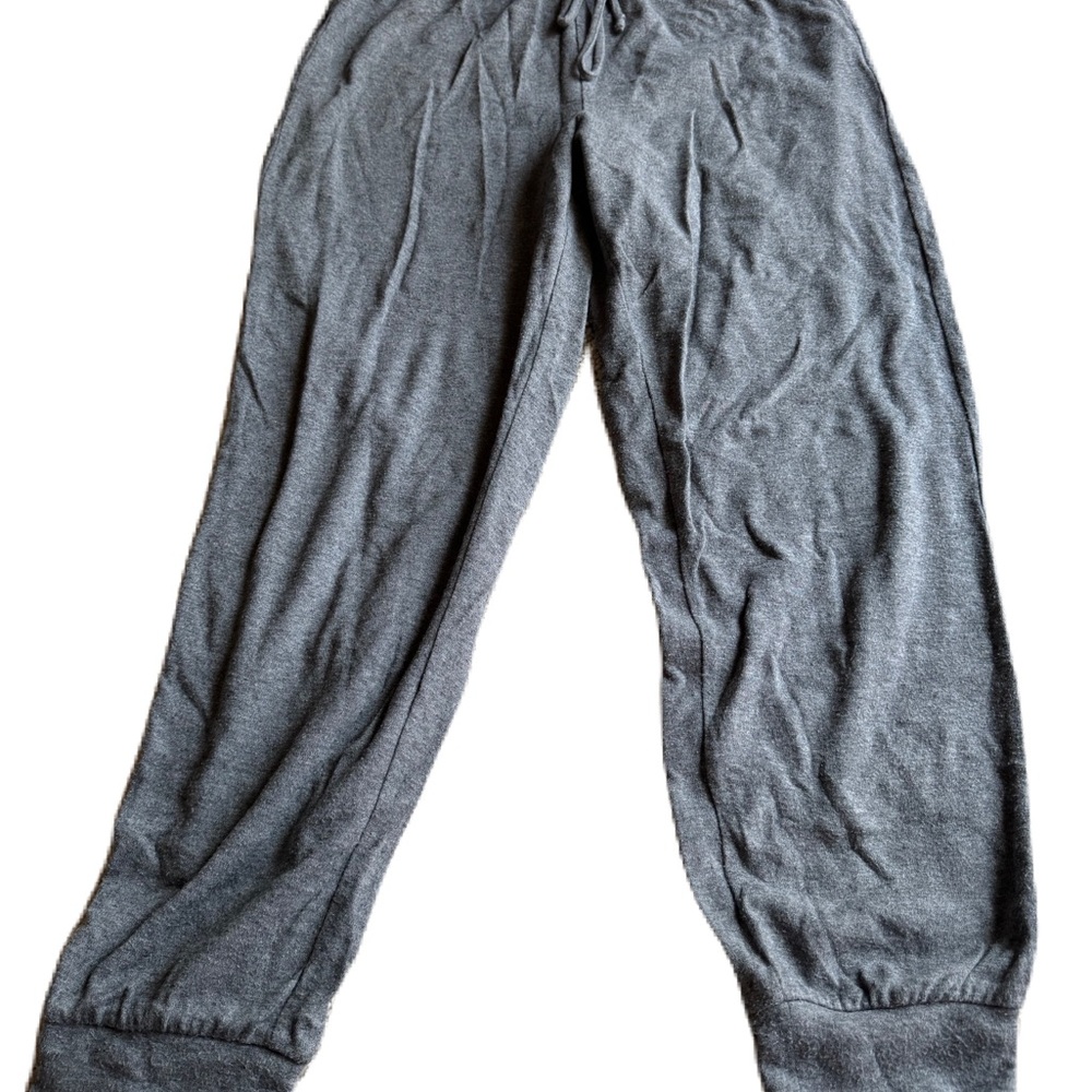 Madewell Heather Gray Joggers Drawstring Sweatpants Size Large Weekend Lounge